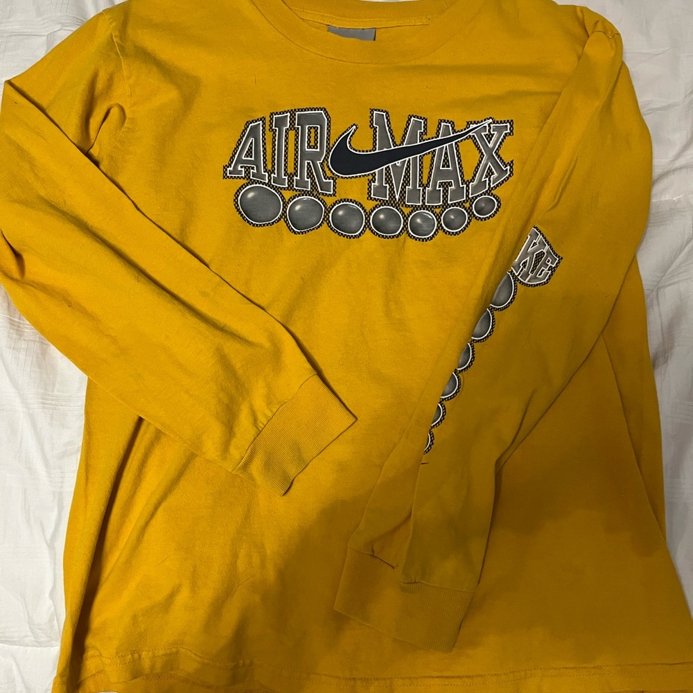 Nike Air Max Mustard Long Sleeve Tee